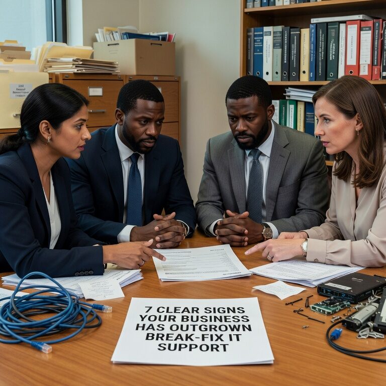 Discover the key warning signs that indicate your growing business has outgrown reactive break-fix IT support and needs strategic technology management.