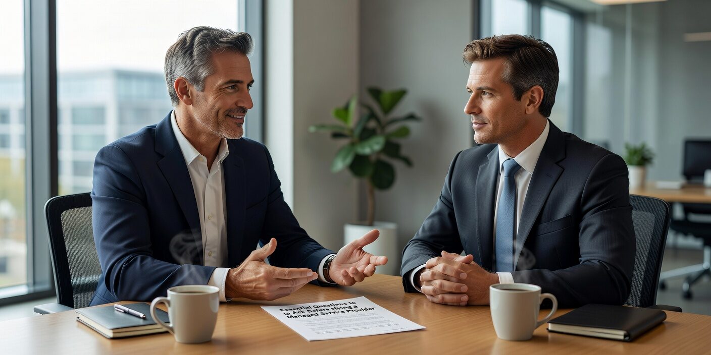 Essential questions to ask when hiring a managed service provider. Get the right IT partner with this comprehensive checklist for small business owners.