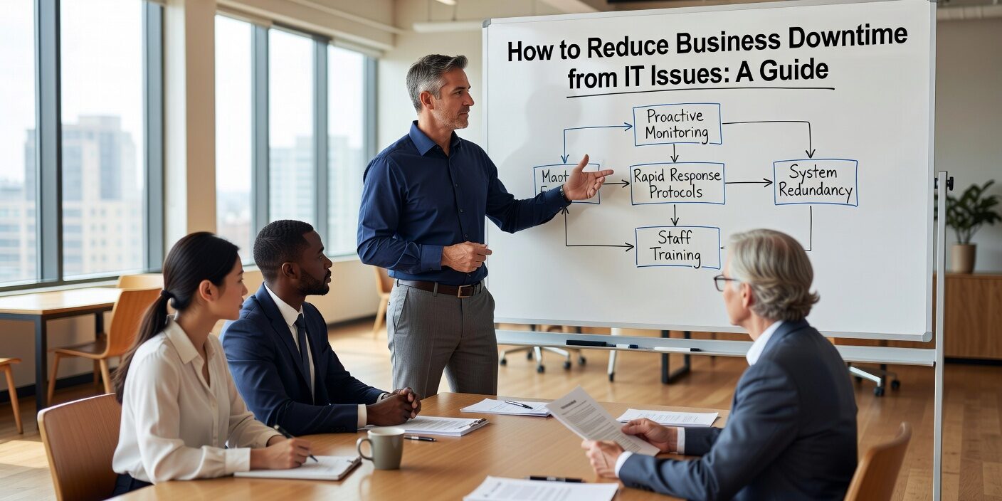 How to Reduce Business Downtime from IT Issues: A Guide Featured Image Learn practical strategies to reduce costly business downtime from IT issues. Discover prevention methods, monitoring tools, and response plans for small businesses.