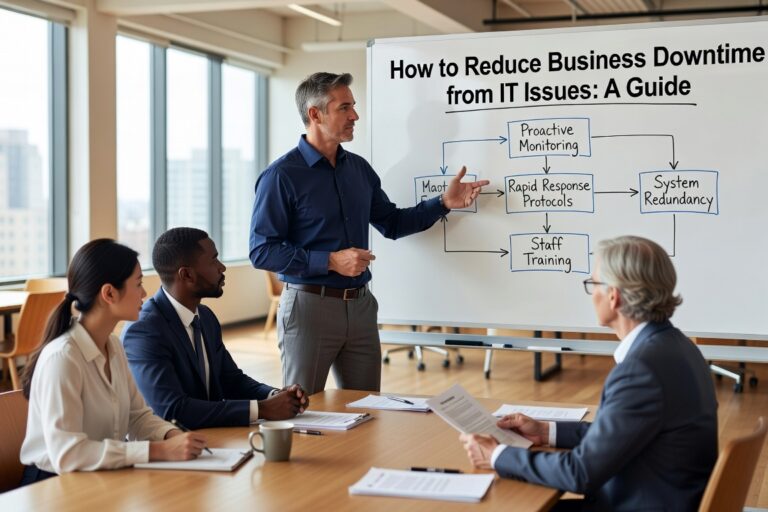 How to Reduce Business Downtime from IT Issues: A Guide Featured Image Learn practical strategies to reduce costly business downtime from IT issues. Discover prevention methods, monitoring tools, and response plans for small businesses.