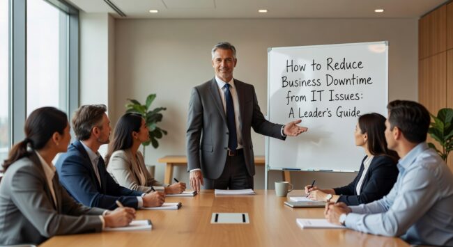 Learn practical strategies to reduce business downtime from IT issues. Discover common failure points and prevention steps that protect productivity and revenue.
