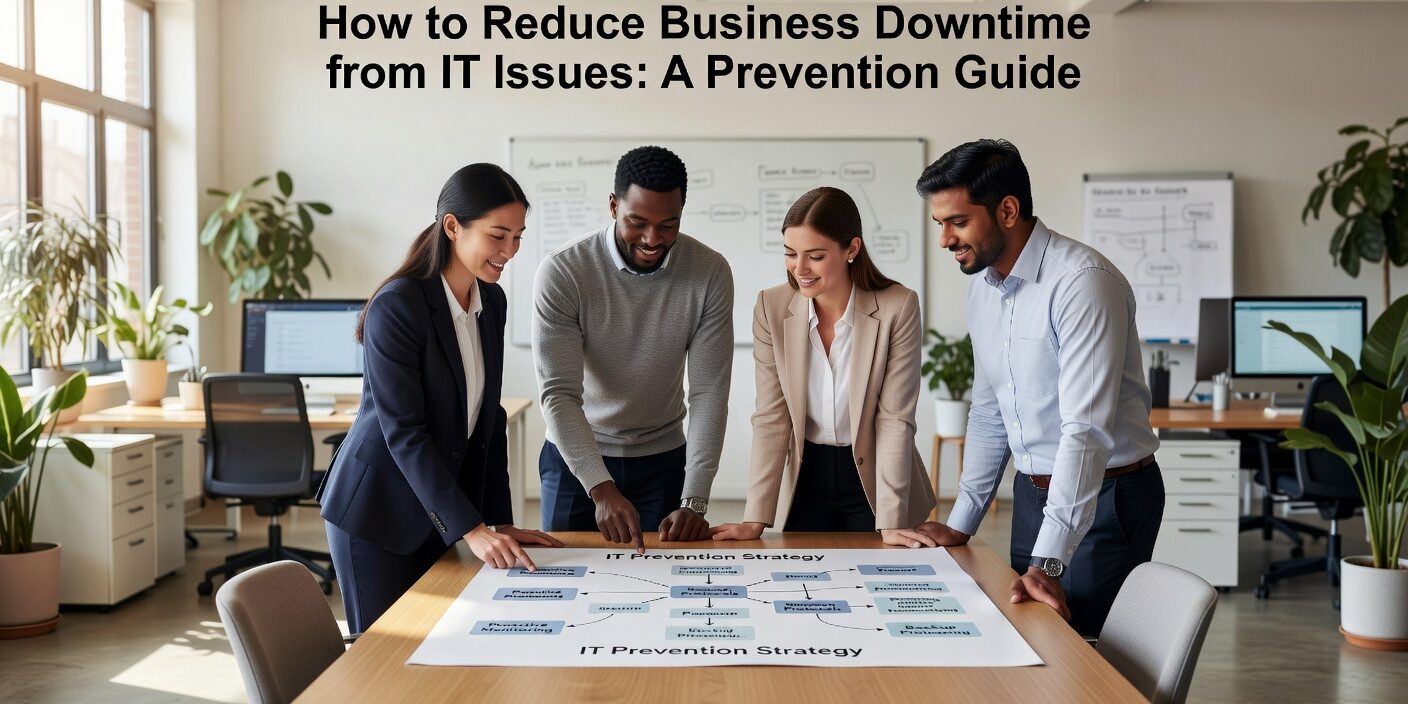 How to Reduce Business Downtime from IT Issues: A Prevention Guide Featured Image Learn proven strategies to prevent IT downtime in your business. Discover the main causes of outages and practical prevention steps every business owner should know.
