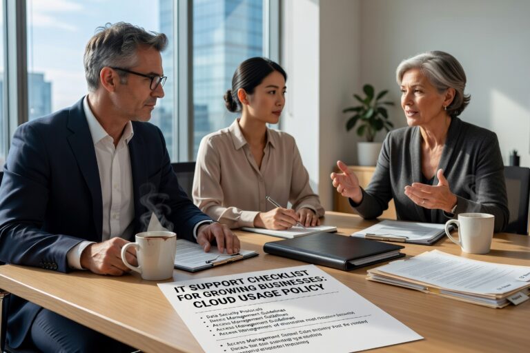Essential cloud usage policy components for growing businesses. Learn data classification, security requirements, compliance considerations, and practical implementation strategies.