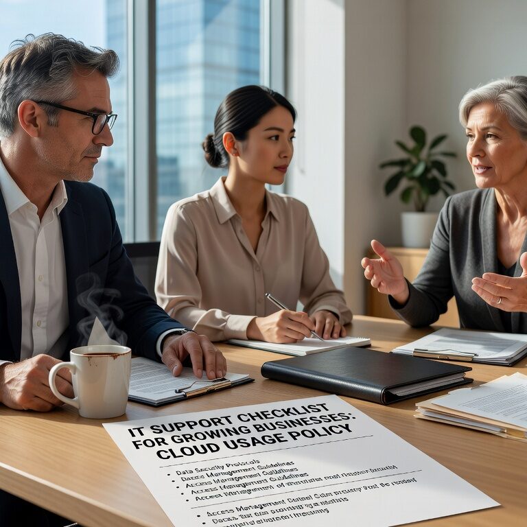 Essential cloud usage policy components for growing businesses. Learn data classification, security requirements, compliance considerations, and practical implementation strategies.