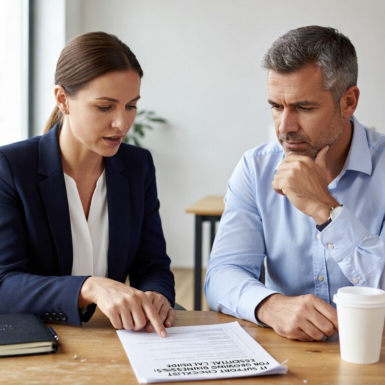 IT Support Checklist for Growing Businesses: Essential Guide Featured Image Essential IT support checklist for growing businesses covering network monitoring, security assessments, backup testing, and help desk requirements.