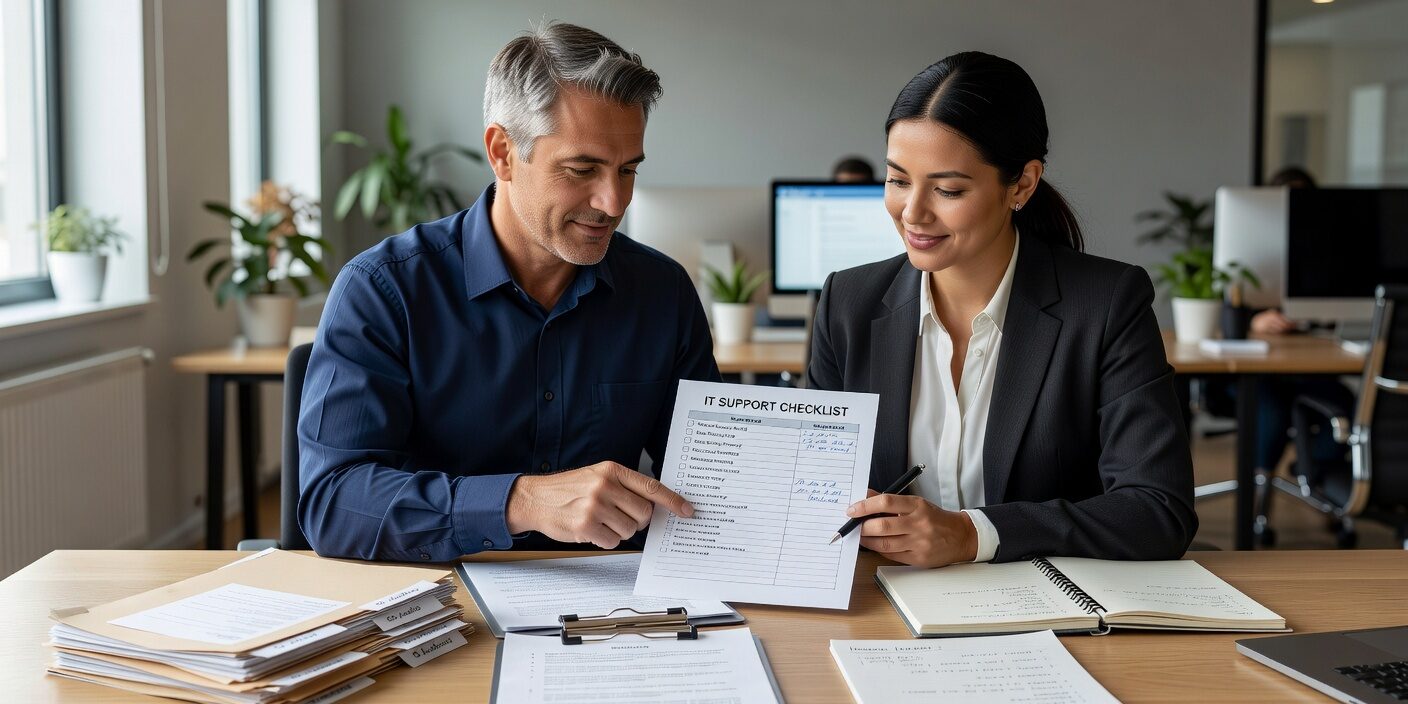IT Support Checklist for Growing Businesses: Essential Guide Featured Image Complete IT support checklist for growing businesses. Covers infrastructure, help desk, monitoring, security, and backup requirements for reliable operations.