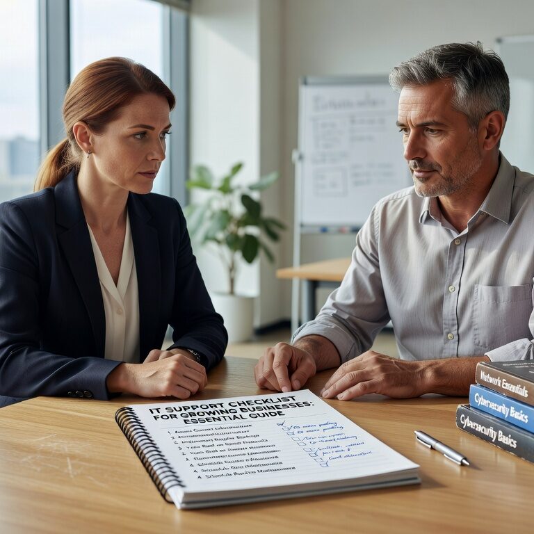 IT Support Checklist for Growing Businesses: Essential Guide Featured Image Complete IT support checklist for growing businesses. Essential infrastructure, security, help desk, and operational requirements to scale technology reliably.