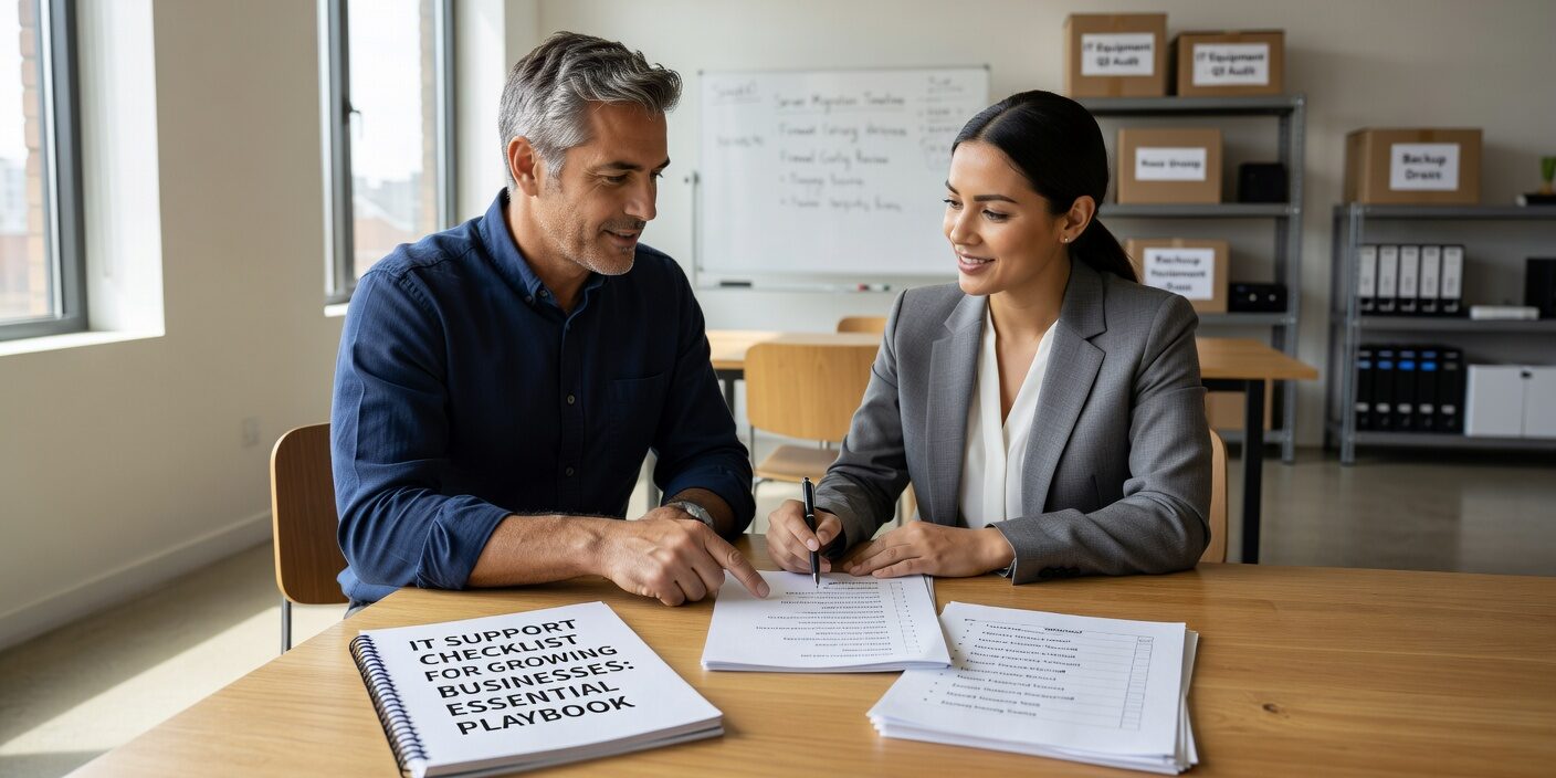 Create an effective IT support checklist for your growing business. Reduce support tickets, improve productivity, and streamline tech processes.