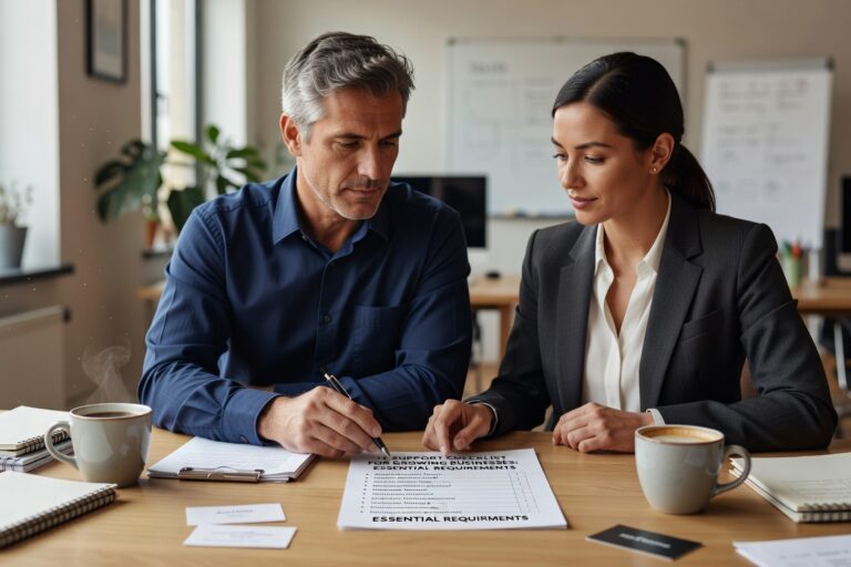 IT Support Checklist for Growing Businesses: Essential Requirements Featured Image Essential IT support checklist for growing businesses. Learn core services, infrastructure needs, and planning strategies to scale technology reliably.