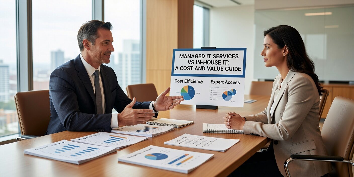 Compare managed IT services vs in house IT costs, staffing needs, and security capabilities. Get a practical guide for small business technology decisions.