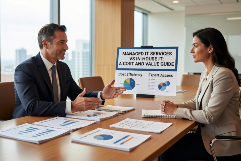 Compare managed IT services vs in house IT costs, staffing needs, and security capabilities. Get a practical guide for small business technology decisions.
