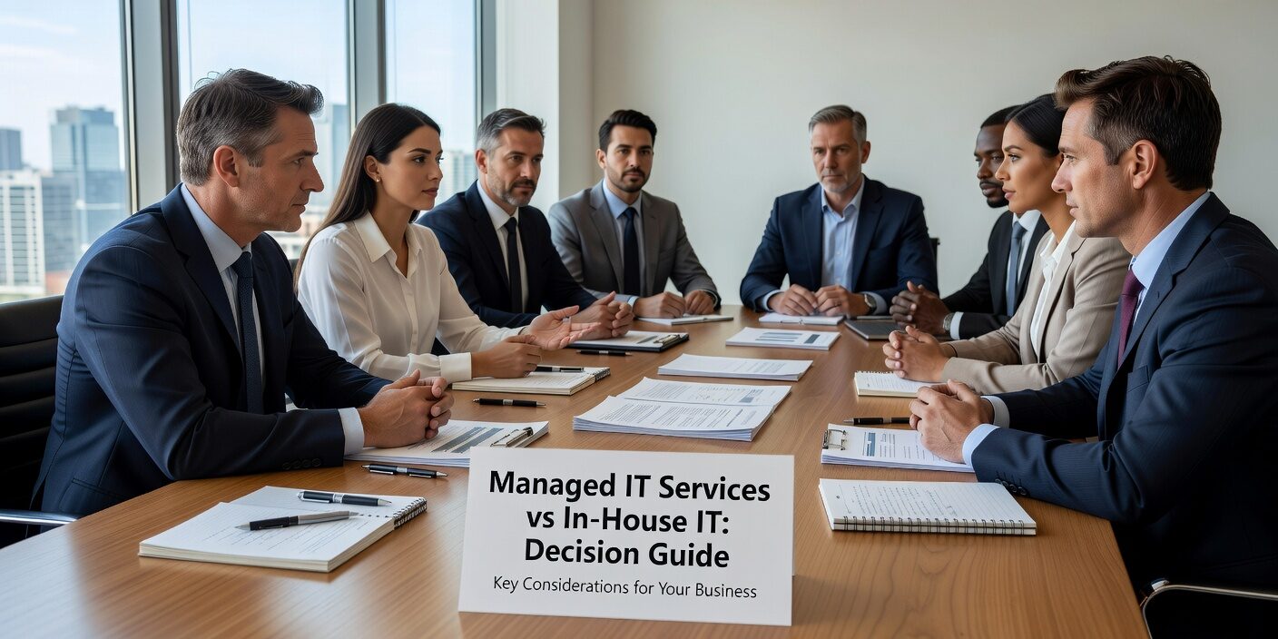 Compare managed IT services vs in house IT for growing businesses. Learn costs, benefits, and decision factors to choose the right IT support model.