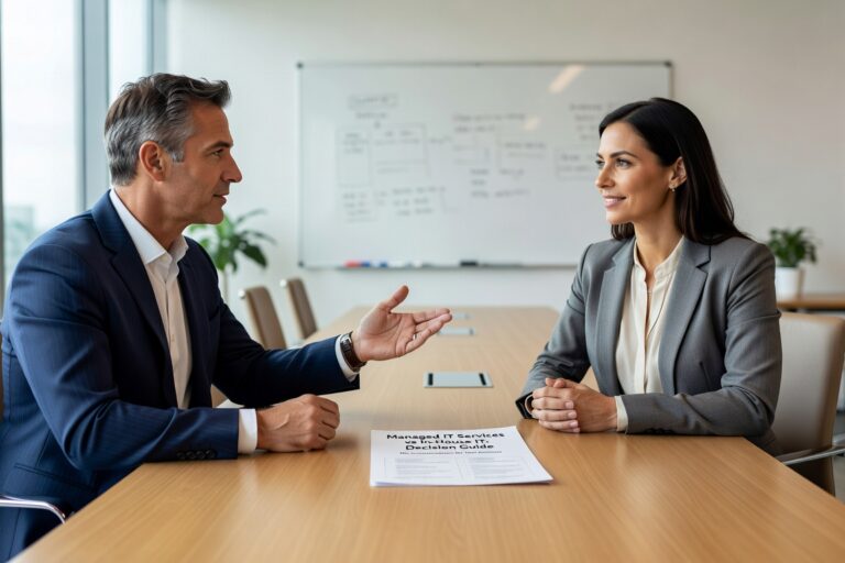 Compare managed IT services vs in house IT costs, benefits, and practical considerations for growing businesses. Decision guide for operational efficiency.