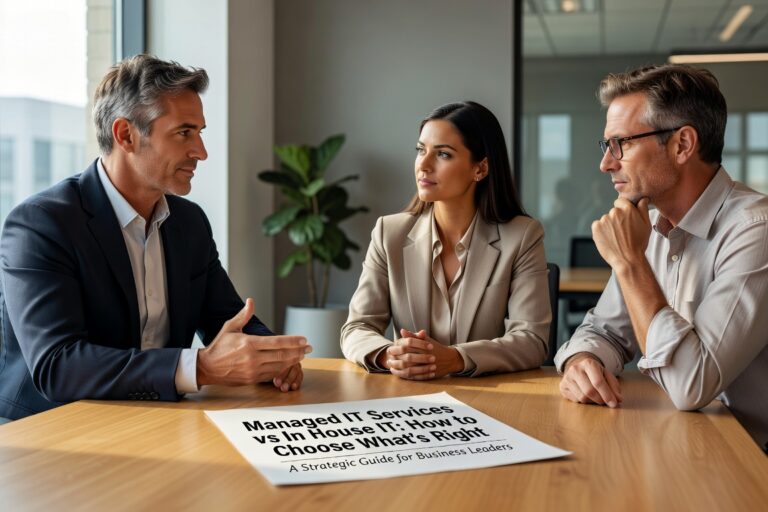 Compare managed IT services vs in house IT for your business. Learn about costs, expertise, security, and response times to make the right choice.