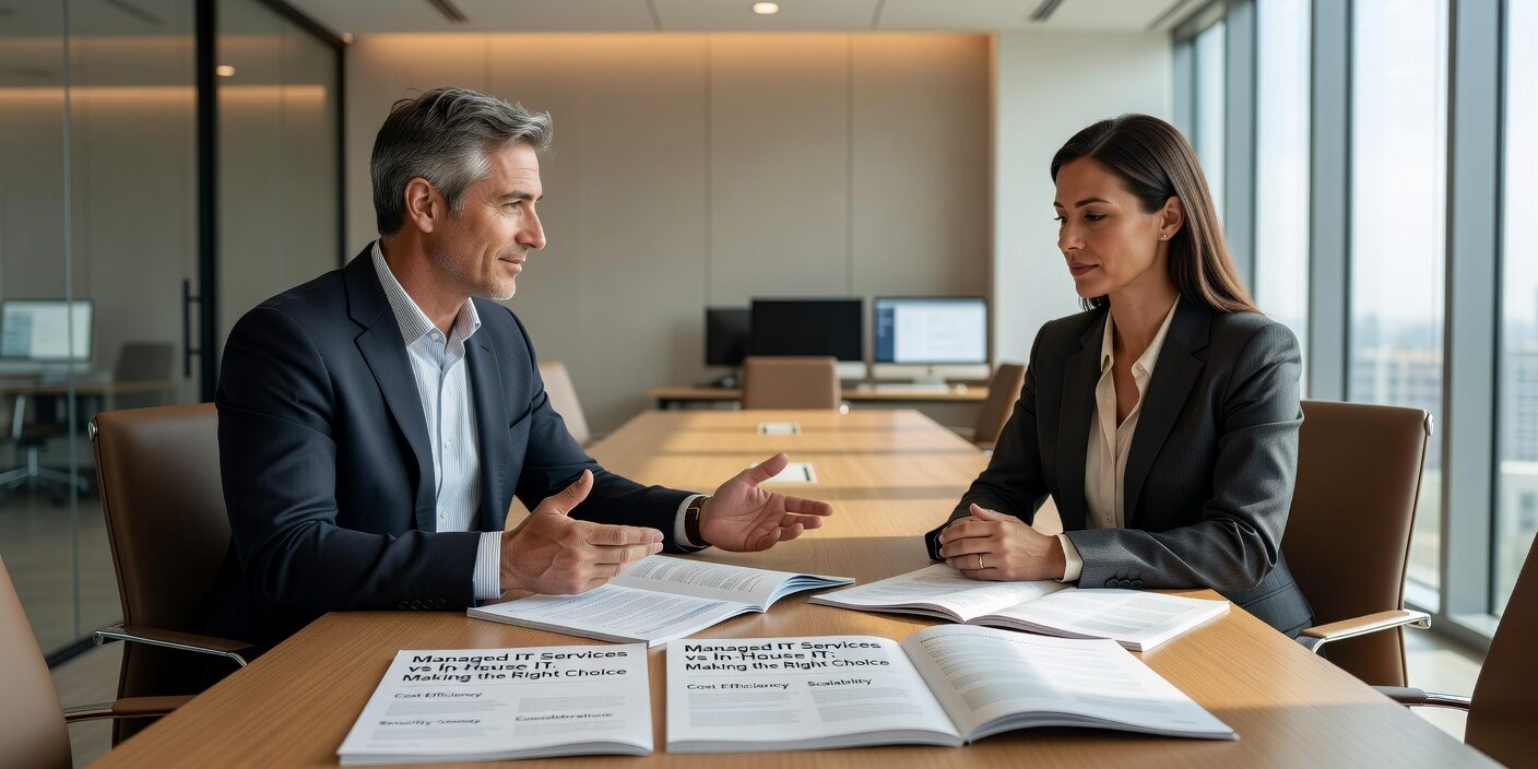 Managed IT Services vs In House IT: Making the Right Choice Featured Image Compare managed IT services vs in house IT. Learn the costs, benefits, and decision criteria to choose the right IT support model for your business.