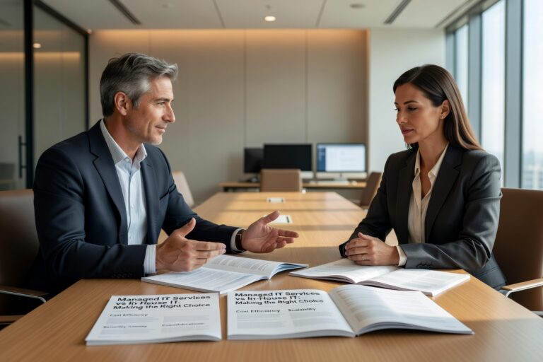 Managed IT Services vs In House IT: Making the Right Choice Featured Image Compare managed IT services vs in house IT. Learn the costs, benefits, and decision criteria to choose the right IT support model for your business.