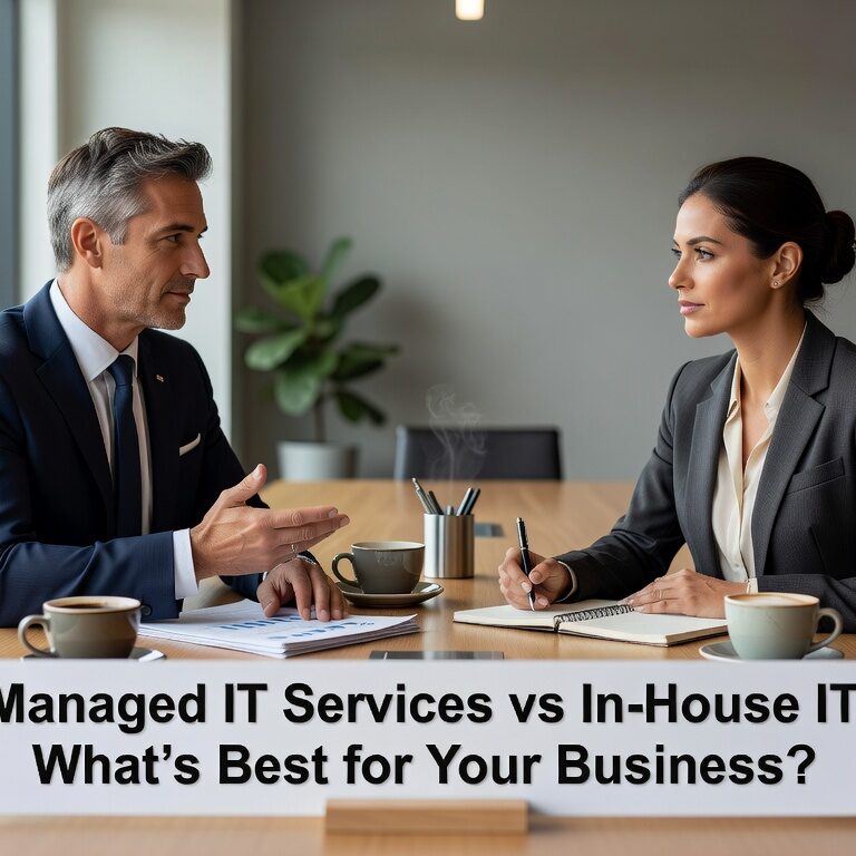 Managed IT Services vs In-House IT: What’s Best for Your Business? Featured Image Compare managed IT services vs in-house IT for small businesses. Learn about costs, benefits, and when each approach works best for growing companies.