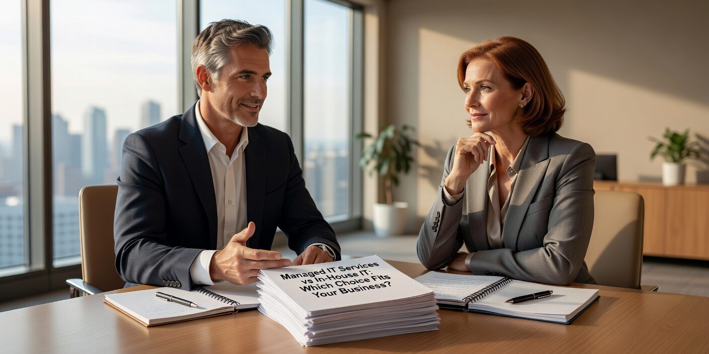 Compare managed IT services vs in-house IT teams. Learn about costs, expertise, response times, and scalability to make the right choice for your business.