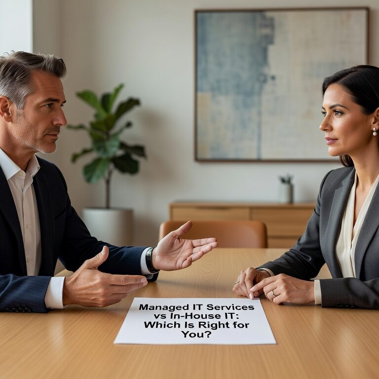 Compare managed IT vs in-house IT costs, benefits, and drawbacks. Learn which option fits your business needs, budget, and growth plans.