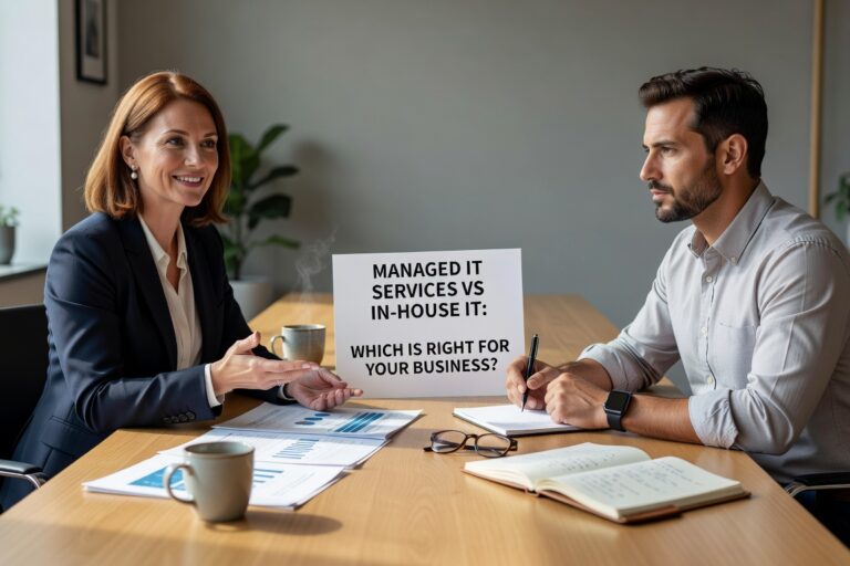 Managed IT Services vs In House IT: Which Is Right for Your Business? Featured Image Compare managed IT services vs in house IT support. Learn costs, benefits, and decision factors to choose the right IT strategy for your growing business.