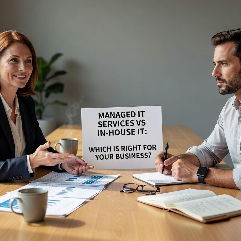 Compare managed IT services vs in house IT support. Learn costs, benefits, and decision factors to choose the right IT strategy for your growing business.