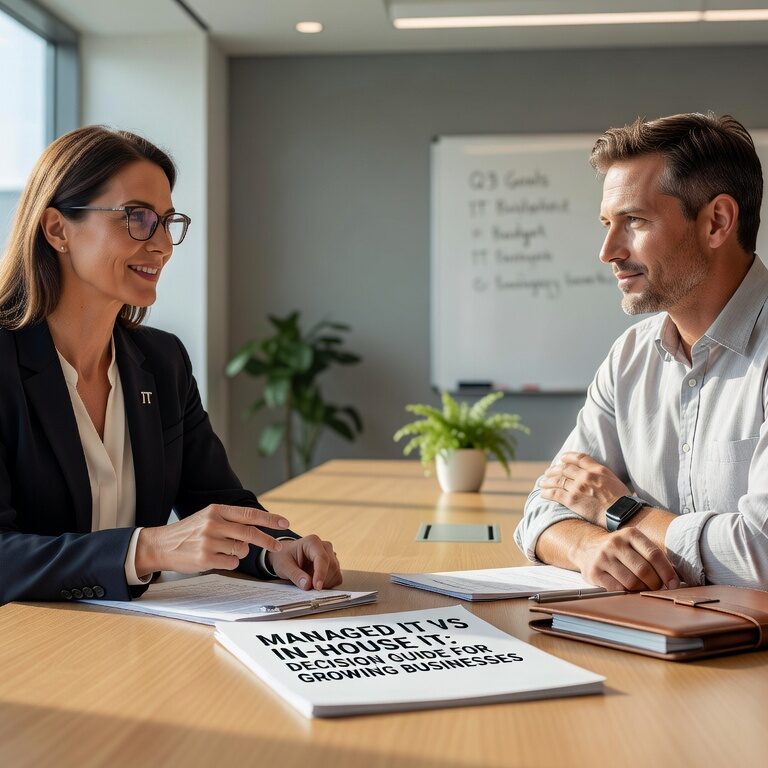 Compare managed IT services vs in-house IT for growing businesses. Learn costs, staffing needs, and scalability to choose the right IT support model.