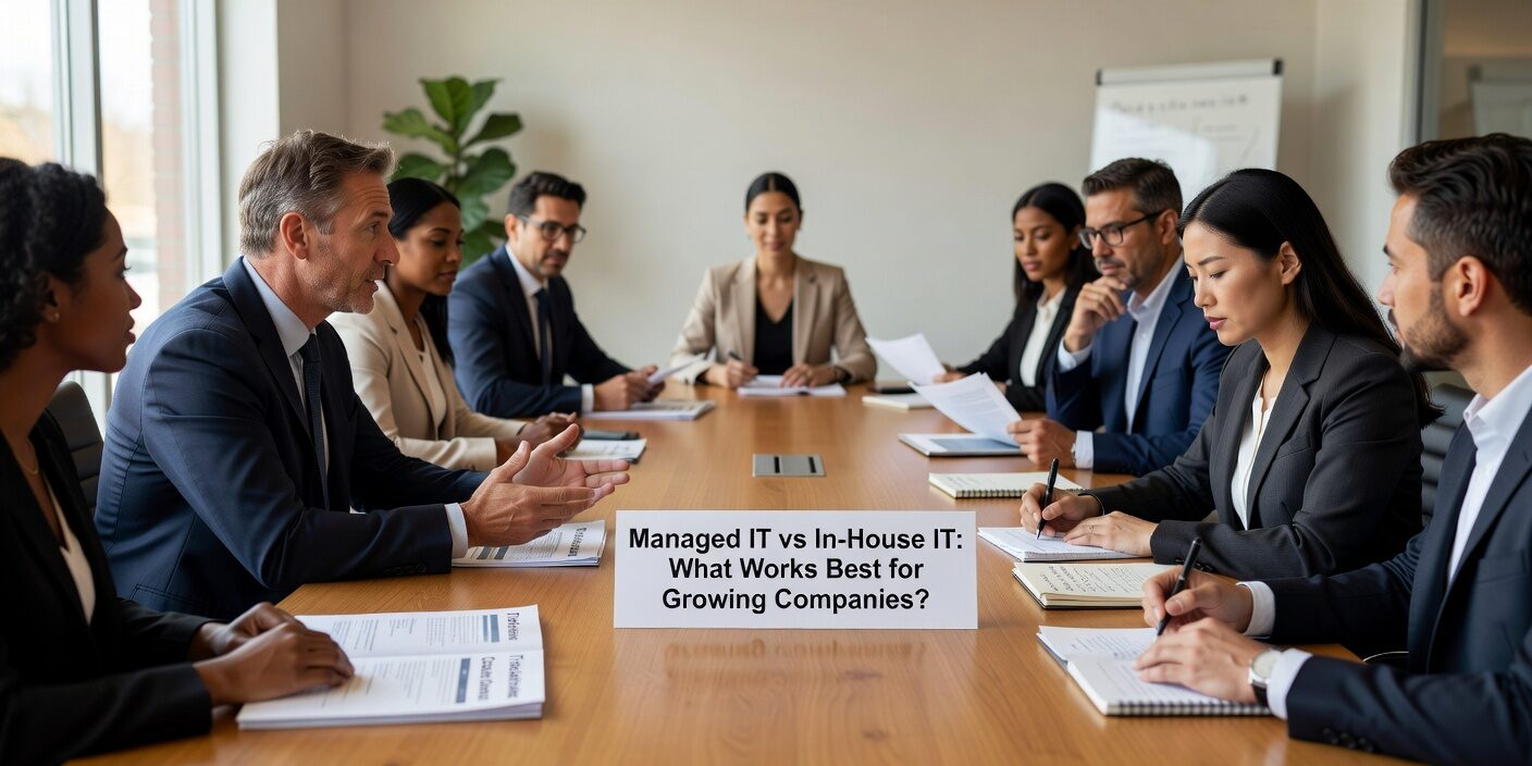 Compare managed IT vs in-house IT for growing companies. Learn costs, benefits, and how to choose the right IT support approach for your business needs.