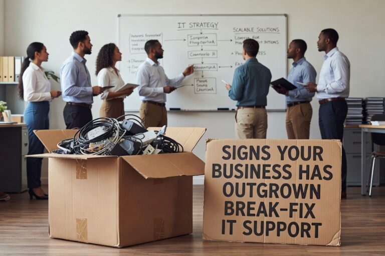 Signs Your Business Has Outgrown Break Fix IT Support Featured Image Discover the key warning signs that indicate your business has outgrown reactive break-fix IT support and needs proactive managed IT services.