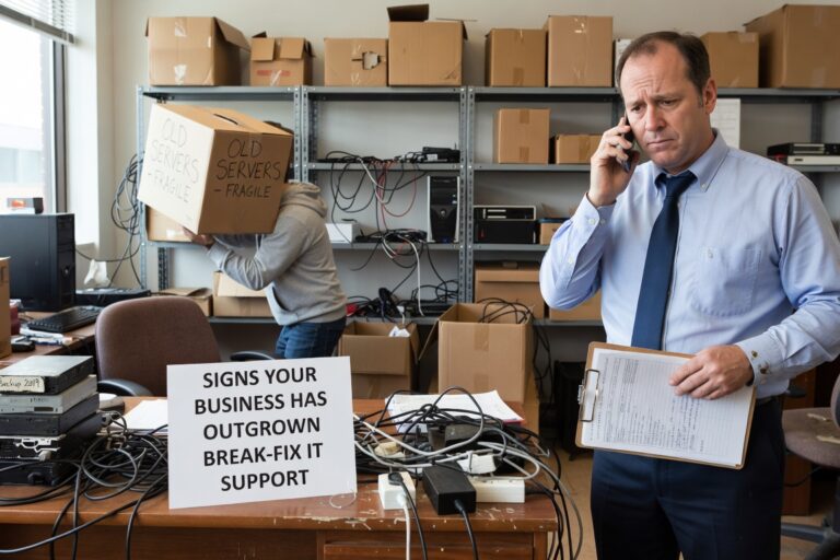 Signs Your Business Has Outgrown Break-Fix IT Support Featured Image Learn the key warning signs that your business has outgrown break-fix IT support and needs a more strategic approach to technology management.