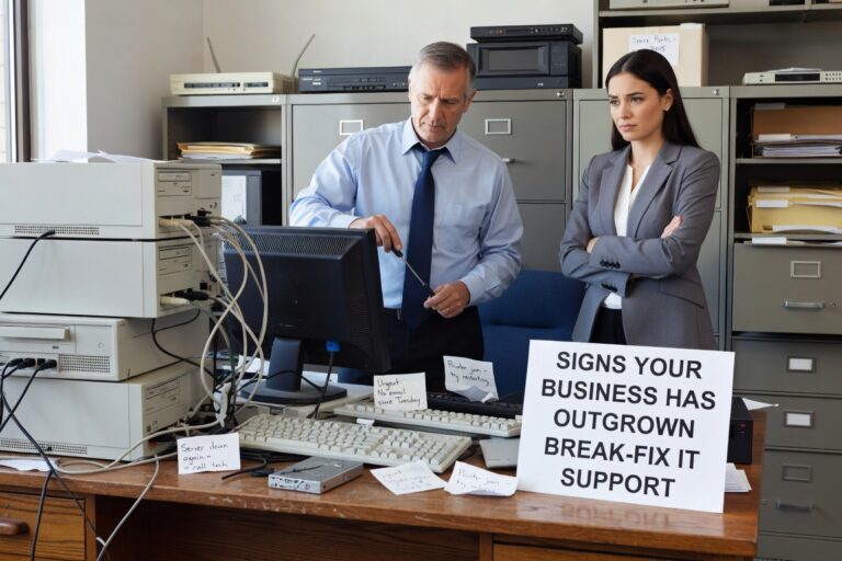 Signs Your Business Has Outgrown Break-Fix IT Support Featured Image Discover key warning signs that your growing business needs proactive IT management instead of reactive break-fix support for better reliability and costs.