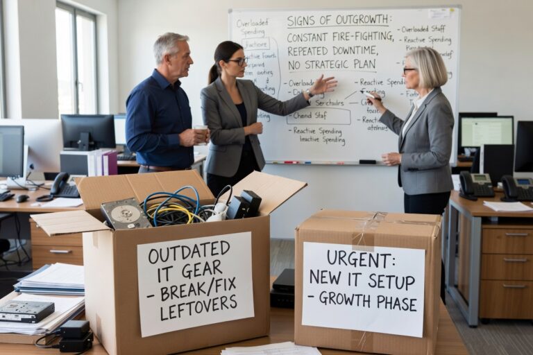 Signs Your Business Has Outgrown Break Fix IT Support Featured Image Discover the key warning signs that your business has outgrown break-fix IT support and needs proactive managed services for reliable operations.