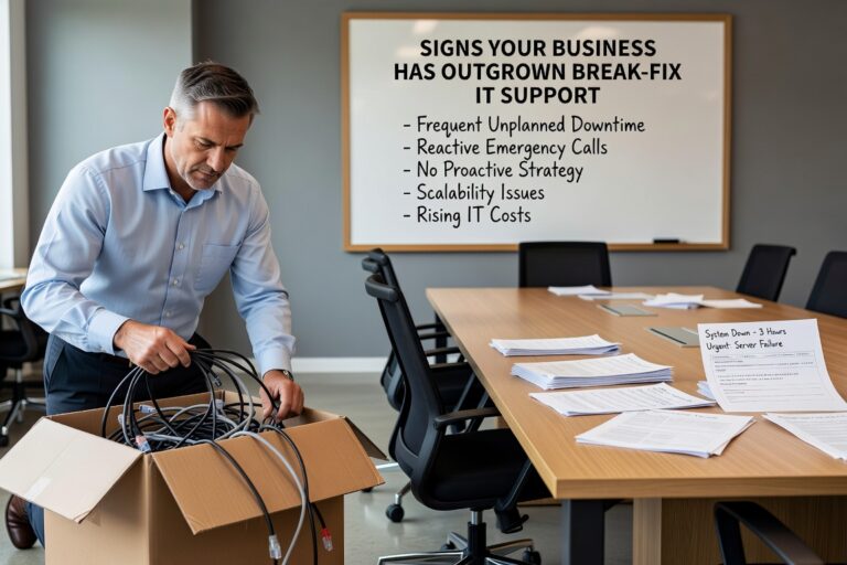 Discover key warning signs that your business has outgrown break-fix IT support. Learn when to transition to proactive IT management for better reliability.