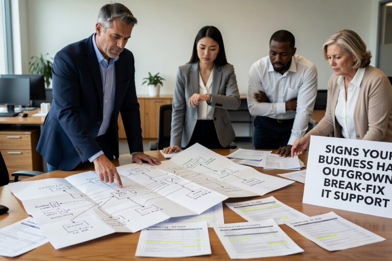 Discover the key indicators that your growing business needs managed IT services instead of break-fix support. Learn when reactive IT becomes a growth barrier.