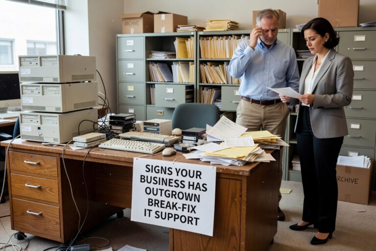 Discover the warning signs that your business has outgrown break-fix IT support and needs a more strategic approach to technology management.