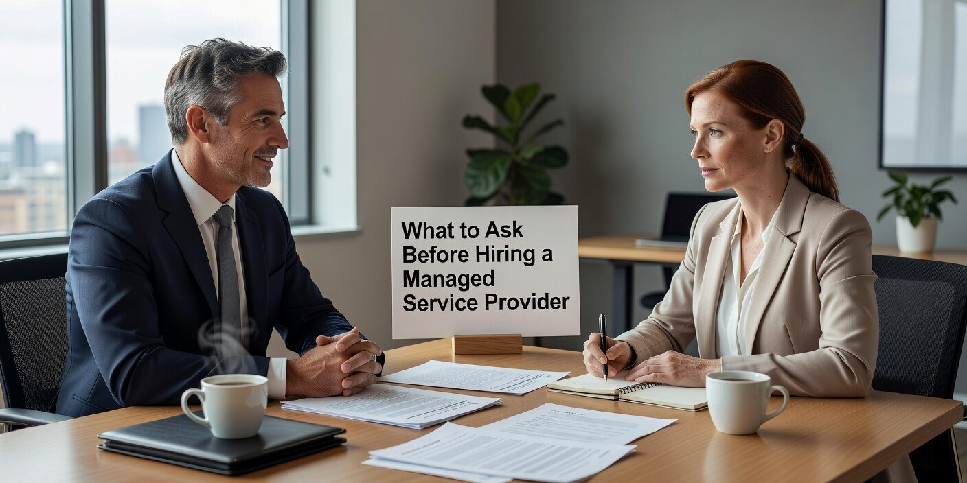 What to Ask Before Hiring a Managed Service Provider Featured Image Essential questions to ask when evaluating IT service providers. Learn what to verify about response times, security, pricing, and qualifications before signing.