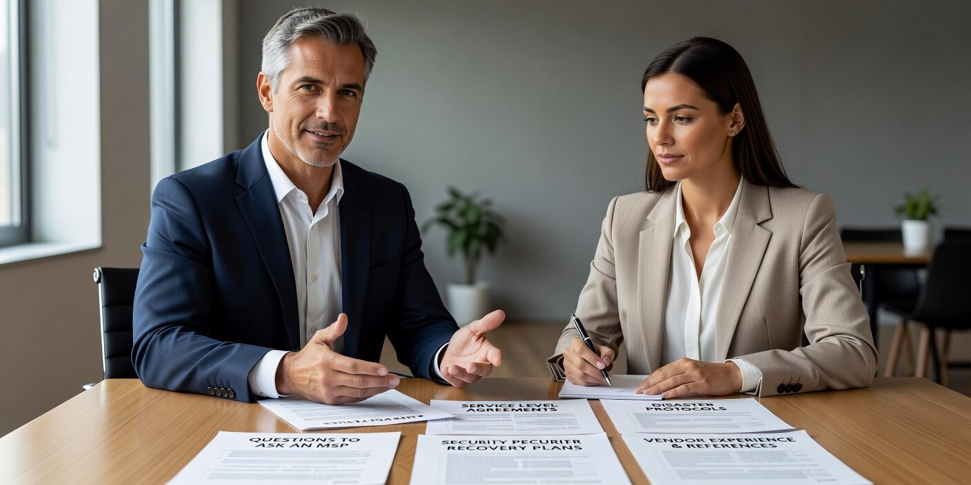 Essential questions to ask when evaluating managed service providers. Get specific answers about SLAs, security, support, and pricing before you sign.