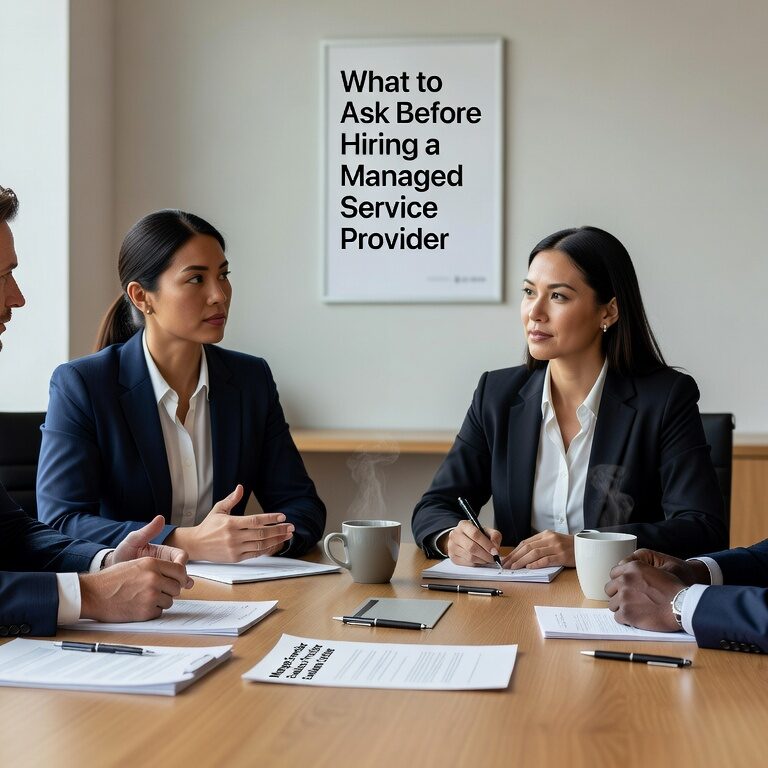 What to Ask Before Hiring a Managed Service Provider Featured Image Essential questions to ask managed service providers before signing contracts. Learn what to evaluate for SLAs, security, pricing, and ongoing support.