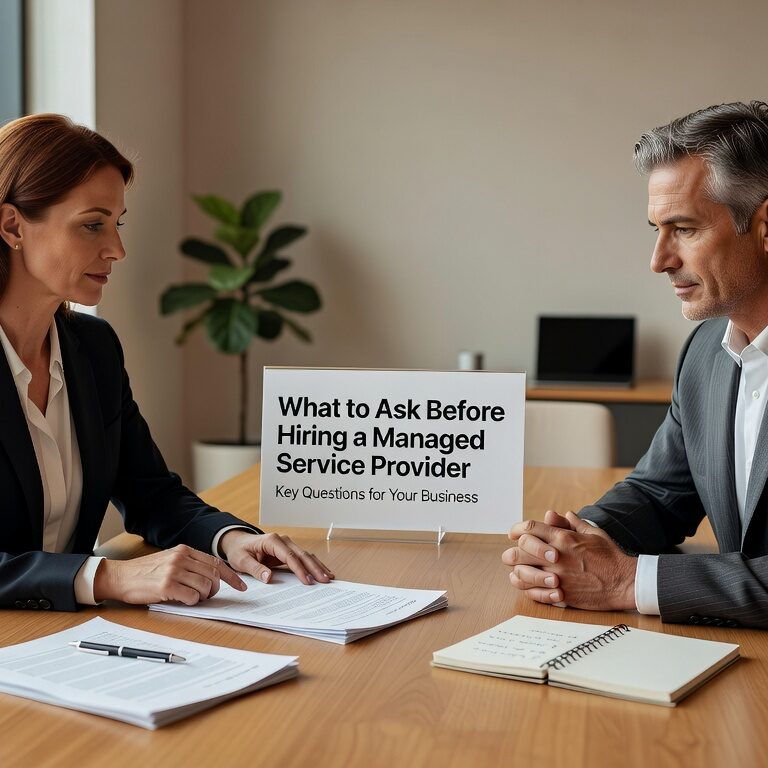 Essential questions to ask when evaluating managed service providers. A practical checklist covering security, SLAs, onboarding, and business continuity for informed decisions.