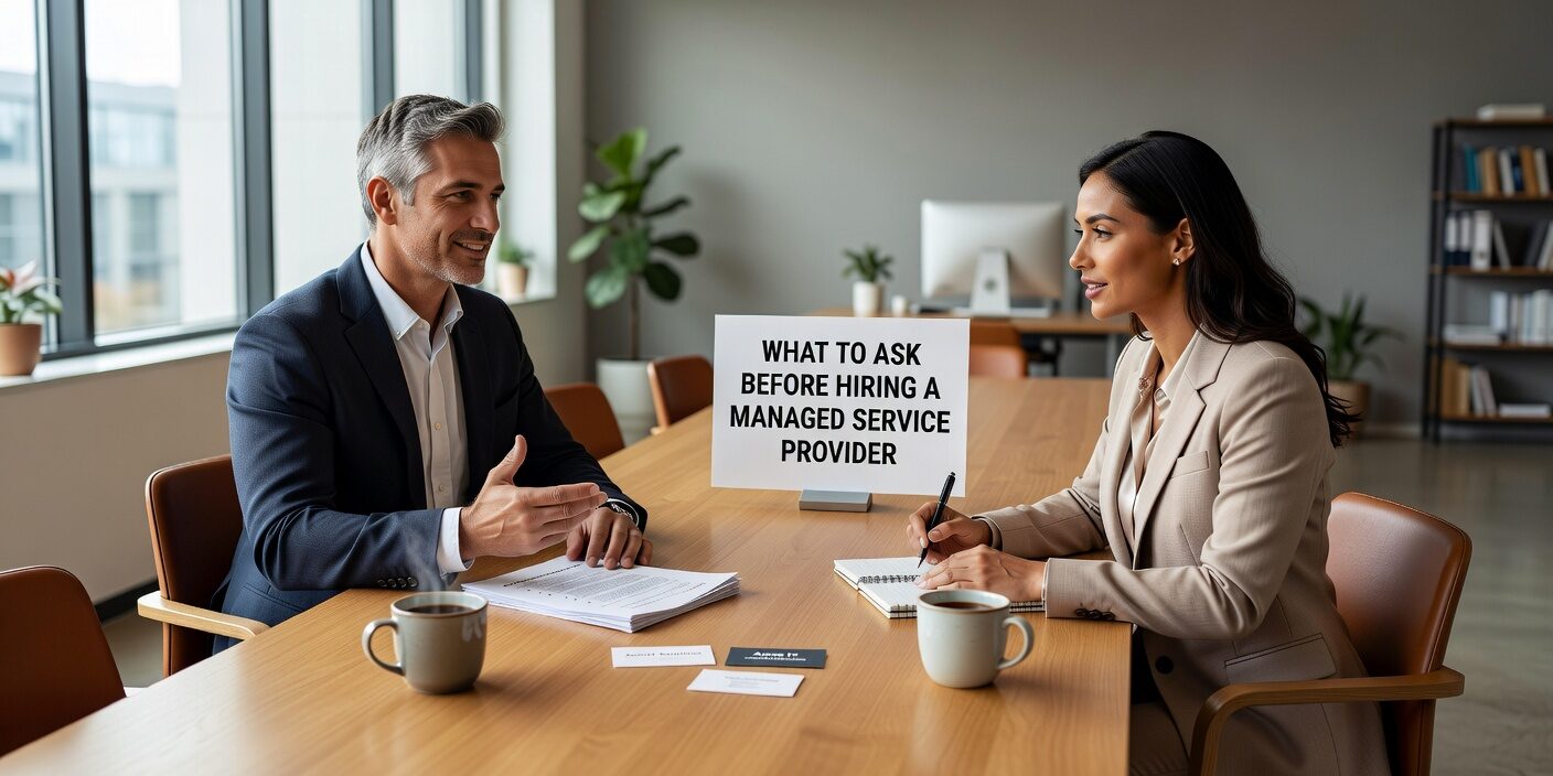 What to Ask Before Hiring a Managed Service Provider Featured Image Essential questions to ask when evaluating managed service providers. Get the right IT support partner for your business with this comprehensive guide.