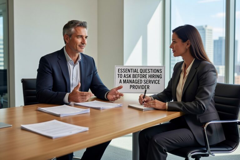 Essential questions to ask when evaluating IT providers. Get the right answers about support, security, pricing, and service quality before you sign.