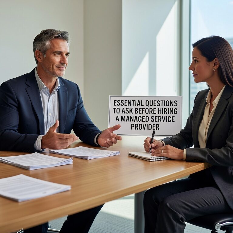 Essential questions to ask when evaluating IT providers. Get the right answers about support, security, pricing, and service quality before you sign.