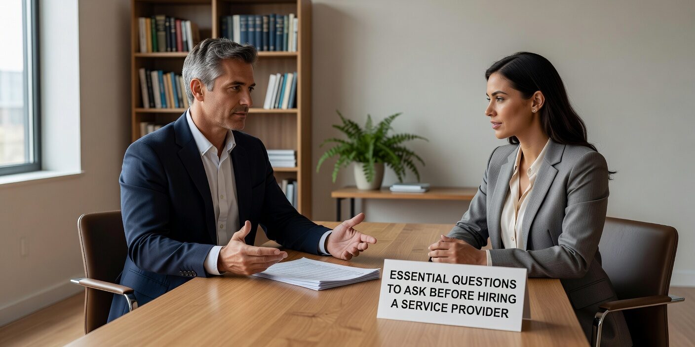 Learn the essential questions to ask before hiring a managed service provider. Get expert guidance on evaluating IT support capabilities, pricing, and service quality.