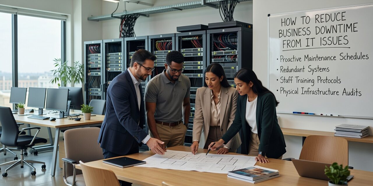 How to Reduce Business Downtime From IT Issues Featured Image Recurring IT issues cost more than you think. Learn practical steps to reduce business downtime and stop the same problems from repeating.