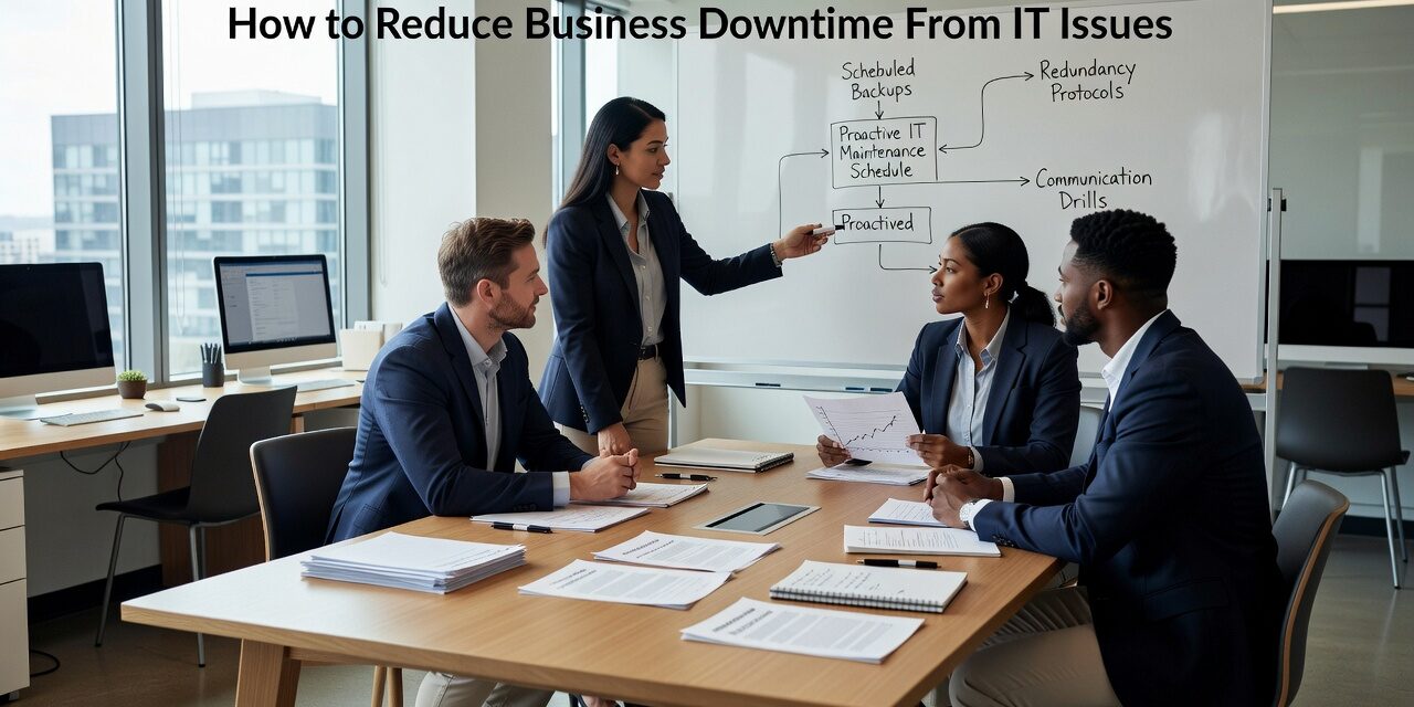 How to Reduce Business Downtime From IT Issues Featured Image Learn how to reduce business downtime from IT issues with practical steps on maintenance, backups, monitoring, and support coverage.