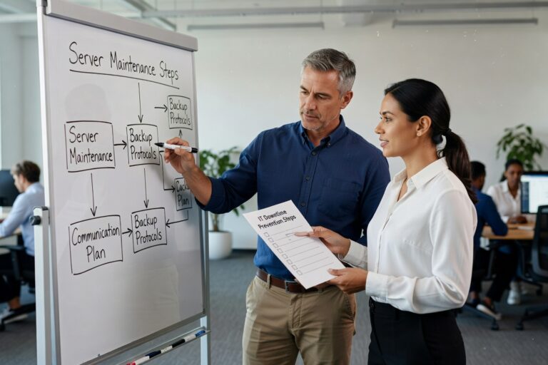 Learn practical strategies to reduce business downtime from IT issues. Discover prevention methods, early detection systems, and recovery plans that work for growing businesses.