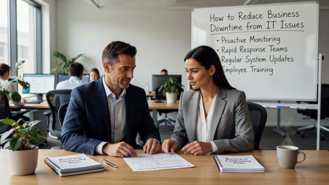 Learn how to reduce business downtime from IT issues with practical steps on backups, single points of failure, and recovery planning.