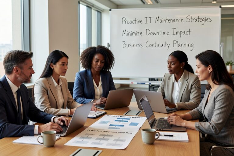How to Reduce Business Downtime from IT Issues Featured Image Learn practical strategies to prevent IT outages and reduce business downtime through proactive maintenance, monitoring, and infrastructure planning.