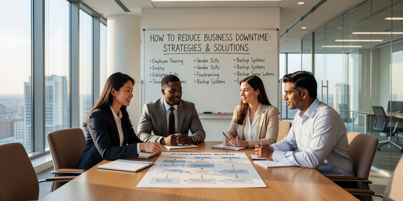 How to Reduce Business Downtime from IT Issues: A Guide Featured Image Learn practical strategies to reduce business downtime from IT issues. Discover common causes, prevention methods, and planning tips for small businesses.