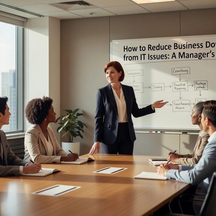 Learn practical strategies to reduce business downtime from IT issues. Covers monitoring, backups, redundancy, and recovery planning for busy managers.