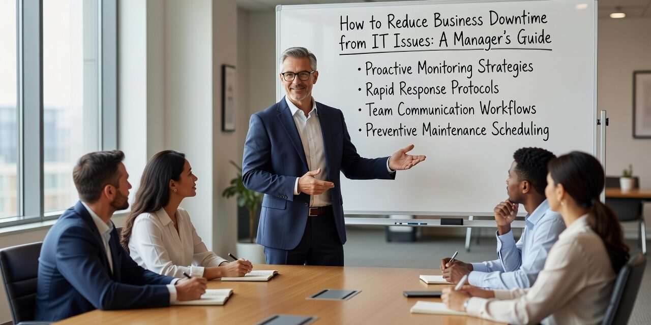 How to Reduce Business Downtime from IT Issues: A Manager’s Guide Featured Image Learn practical strategies to reduce business downtime from IT issues. Discover monitoring, maintenance, and recovery planning techniques that prevent costly outages.
